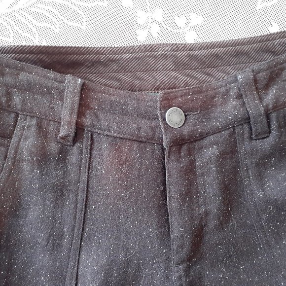 Woolrich Brown Tweed wool blend lined Pants - Picture 4 of 16